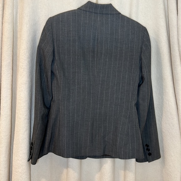 DKNY City Women’s Gray Pinstripe Suit - Picture 2 of 11